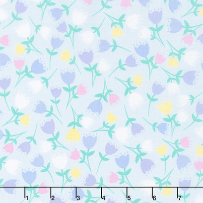 Love Bunny - Tossed Tulip Lilac Yardage