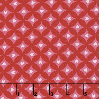 Love Grows - Circles of Love Playful Pink Yardage