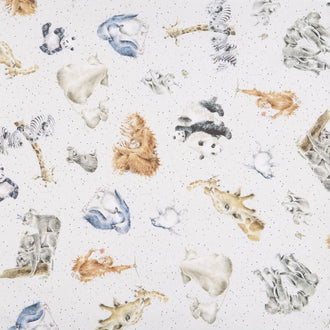 Love Is... - Zoology Light Gray Yardage