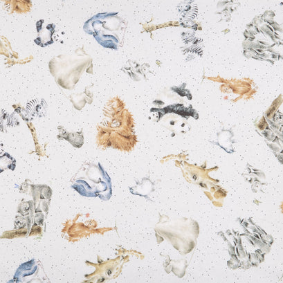 Love Is... - Zoology Light Gray Yardage