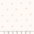 Lucky Charms - Horseshoe Beige Metallic Yardage