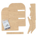 Lucky Penny Wallet Kit - Mustard Chevron Cork