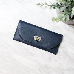 Lucky Penny Wallet Kit - Navy Pebble Faux Leather Primary Image