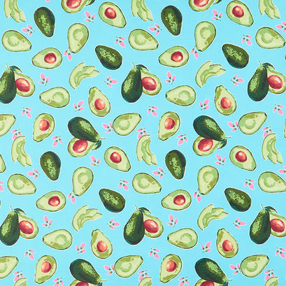 Lucy June - Avocados in Aqua Yardage