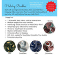Machine Embroidered Holiday Baubles CD Pattern Alternative View #1