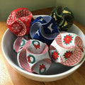 Machine Embroidered Holiday Baubles CD Pattern Alternative View #2
