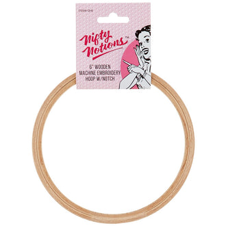 Machine Embroidery Hoop with Notch - 6"