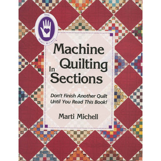 Machine Quilting in Sections Book