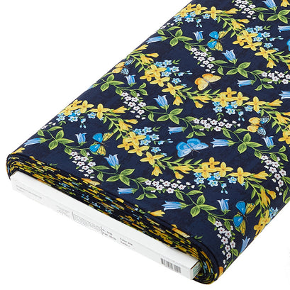 Madison - Floral Trails Blue Bolt