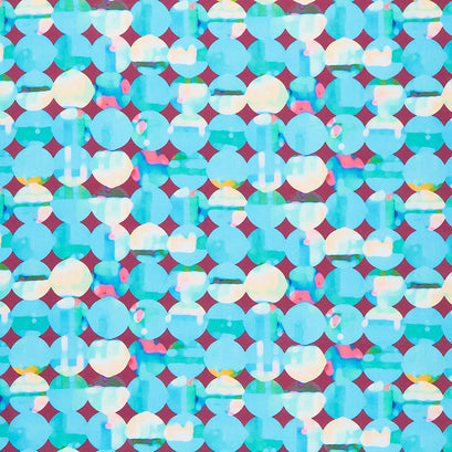 Madison One - Payette Blue Digitally Printed Yardage
