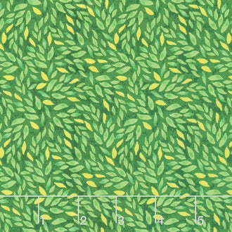 Madison - Petal Texture Green Yardage