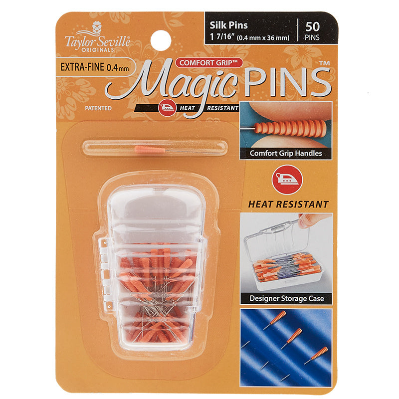 Magic Pins™ Extra Fine Silk Pins - 50 count Alternative View #2