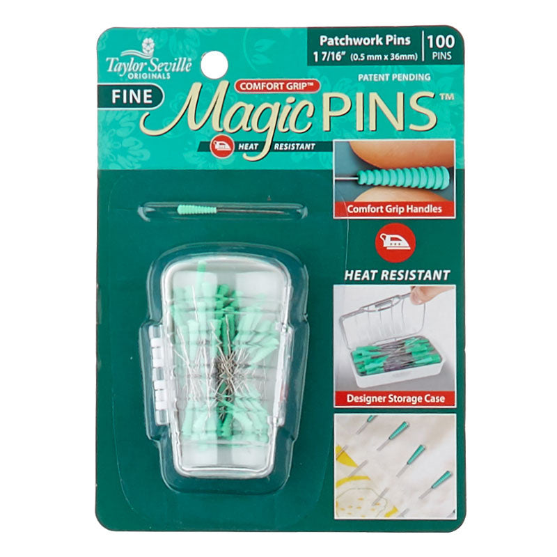 Magic Pins™ Patchwork Fine Pins - 100 count Alternative View #2