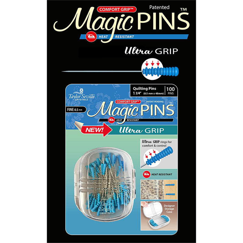 Magic Pins™ Ultra Grip Quilting Fine Pins Alternative View #3