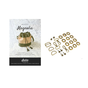 Magnolia Drawstring Bucket Bag Bundle - Antique Primary Image