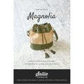 Magnolia Drawstring Bucket Bag Kit - Hazelnut & Beige Weave Faux Leather Alternative View #2