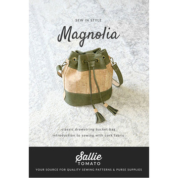 Magnolia Drawstring Bucket Bag Pattern Primary Image
