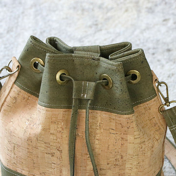 Magnolia Drawstring Bucket Bag Pattern Alternative View #3