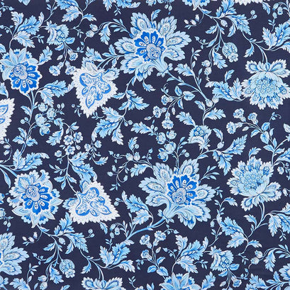 Maison Des Fleurs - Jacobean Floral Navy Yardage