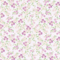 Majestic - Delicate Japanese Cherry Blossoms Lilac Metallic Yardage