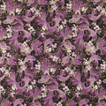Majestic - Japanese Cherry Blossoms and Koi Black Metallic Yardage Primary Image