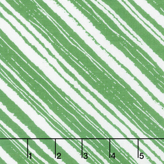 Make Merry - Wrapping Stripe Green Yardage