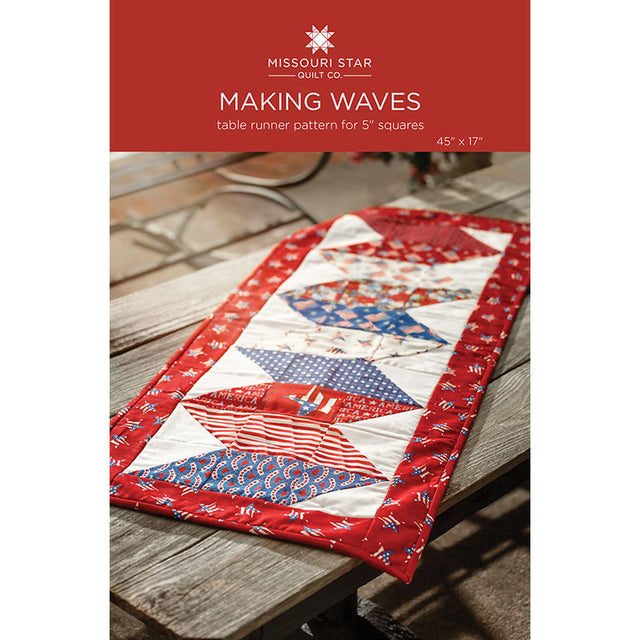 Making Waves Table Runner Pattern by Missouri Star