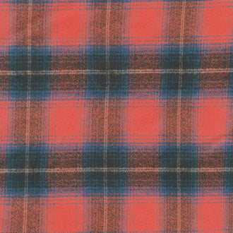 Mammoth Flannel - Plaid Americana Red Yardage