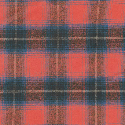 Mammoth Flannel - Plaid Americana Red Yardage