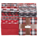 Mammoth Flannel - Red Colorstory Ten Squares