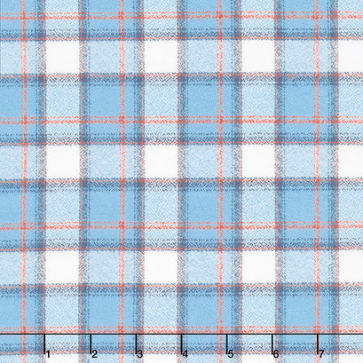 Mammoth Junior Flannel - Plaid Regatta Yardage