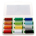 Man Sewing High Voltage Collection - Aurifil 40 WT 100% Cotton Mako Thread - 12 Large Spool Pack