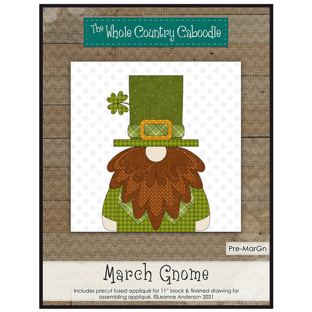March Gnome Precut Fused Appliqué Pack Primary Image