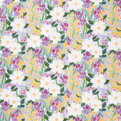 Mardi Gras - Floral Digitally Printed Yardage
