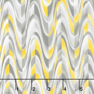 Marguerite - Waves Goldenrod Yardage
