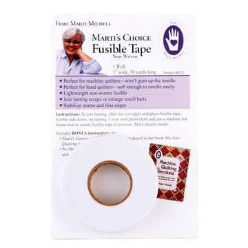 Marti's Choice Fusible Tape - 1 roll 1" wide
