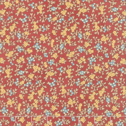 Mary Ann's Gift 1850 - 1880 - Berry Picking Red Yardage