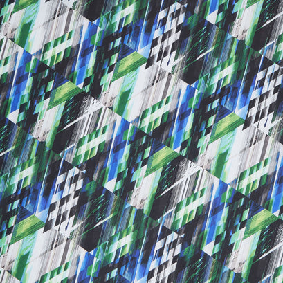 Matrix - Green Blue Digitally Printed 108" Wide Backing
