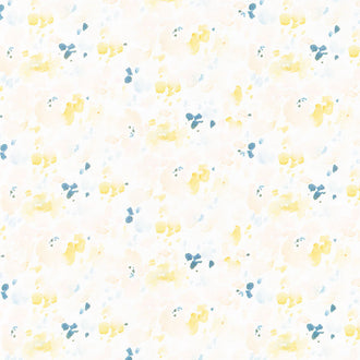 Meant to Bee - Abstract Wash White Yardage