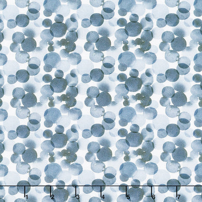 Meant to Bee - Bubbles White Yardage