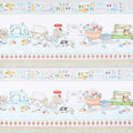 Measure Twice - Sewing Table Border Aqua Yardage Primary Image