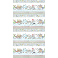 Measure Twice - Sewing Table Border Aqua Yardage Alternative View #1