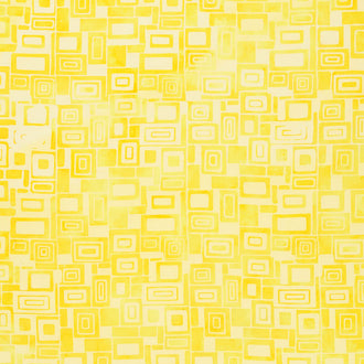 Mellow Batiks - Rectangles Buttercup Yardage