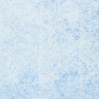 Mellow Batiks - Woodblock White Swirl Yardage
