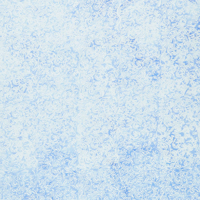 Mellow Batiks - Woodblock White Swirl Yardage
