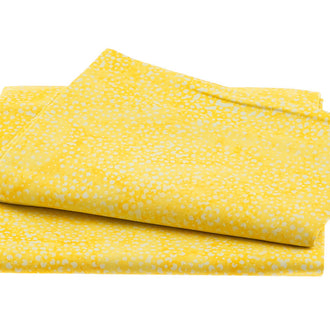Mellow Yellow Batiks - Mini Floral Parchment 2 Yard Cut