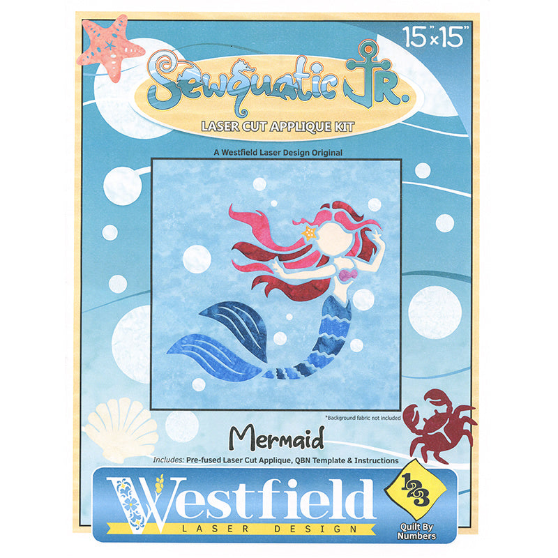 Mermaid Sewquatic Jr Precut Fused Appliqué Pack