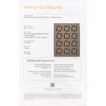 Merry-Go-Round Quilt Pattern by Missouri Star