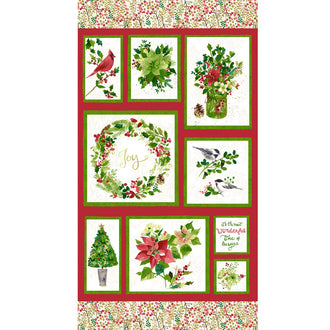 Merry & Bright - Holiday Watercolor Multi Panel
