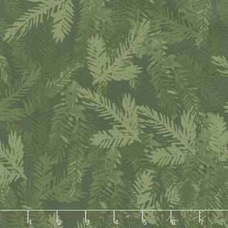Merry & Bright - Tonal Pine Branch Forest Yardage